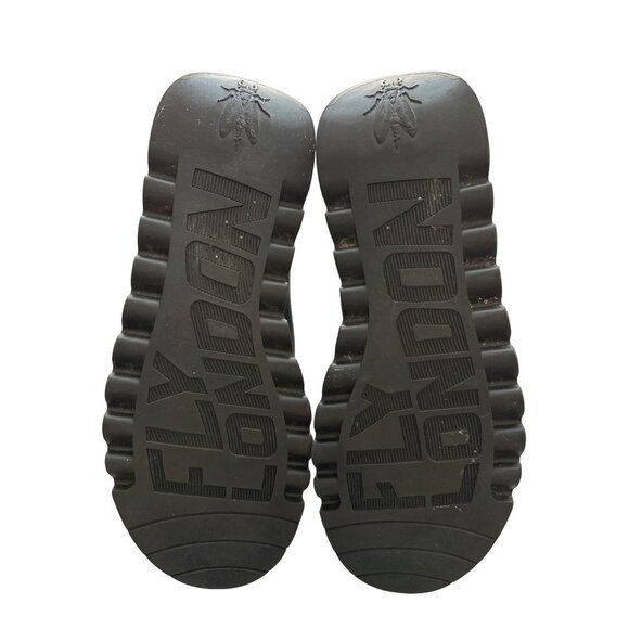 Women's Black Ankle Boots - Picture 9 of 12